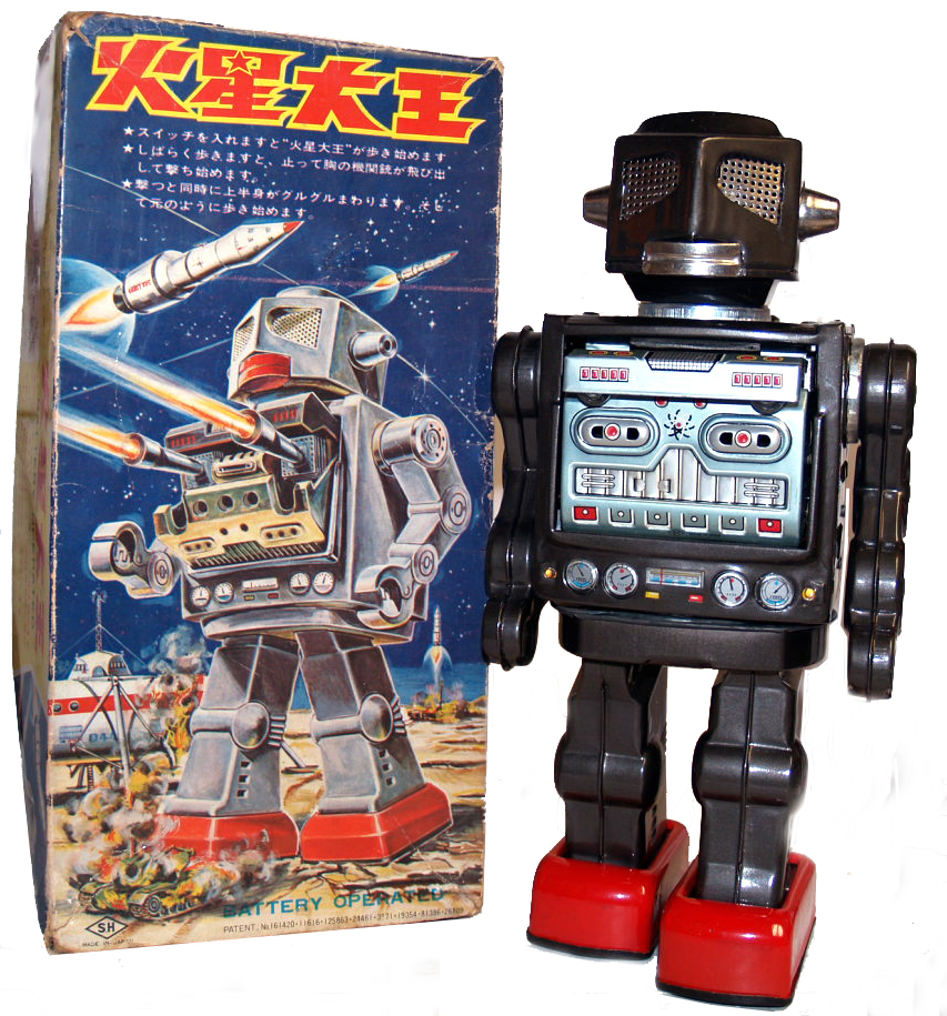 vintage toy robots 1960s